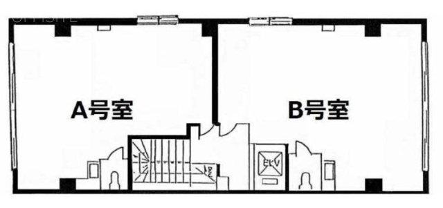 花長(はなちょう)ビルB 間取り図