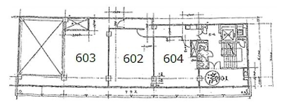 東京銀座ビルディング604 間取り図