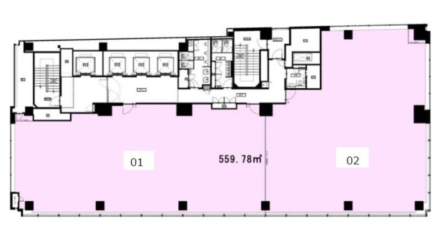 秋葉原フコク生命ビル(旧 秋葉原センタープレイスビル)15F 間取り図