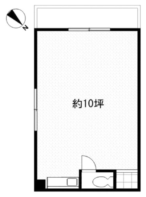 能美ビル601 間取り図