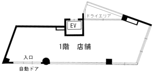 エスパス駒込駅前1F 間取り図