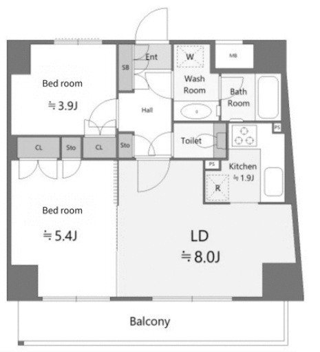シーアイマンション立教前705 間取り図