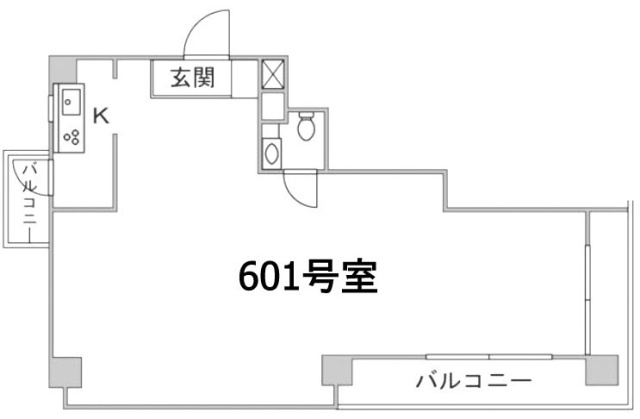 榎本ビル601 間取り図