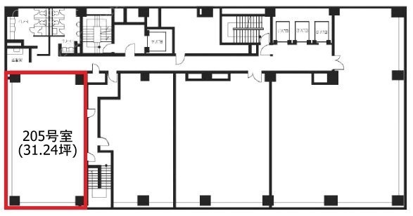 ONE SHINKAWA205 間取り図