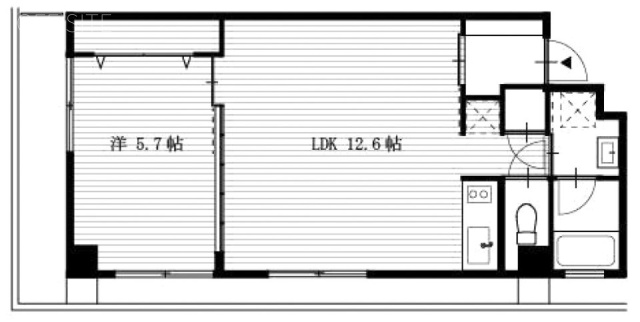 マンション荻窪403 間取り図