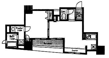 VORT銀座residence1204 間取り図