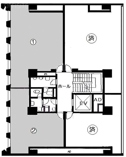 銀座美術家会館1 間取り図