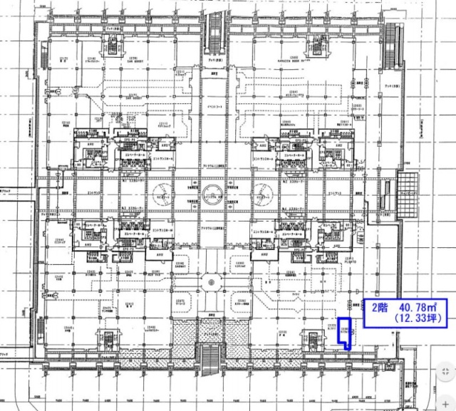 東京ファッションタウン(TFTビル東館)2F 間取り図