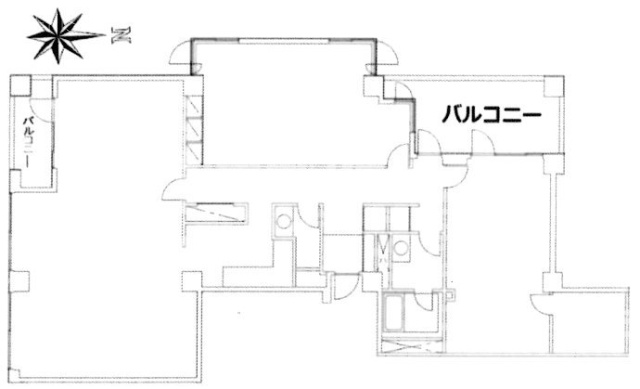 エルプリメント新宿301 間取り図