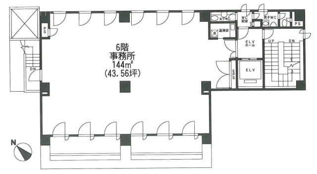 DIS恵比寿ビル6F 間取り図