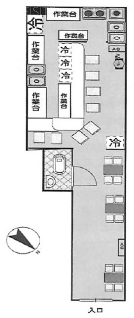 山田ビル1F 間取り図