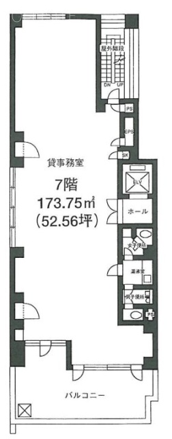 第3朝日ビル7F 間取り図