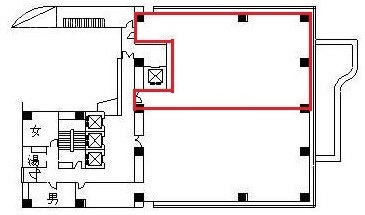 Daiwa西新橋(共同西新橋)ビル802 間取り図