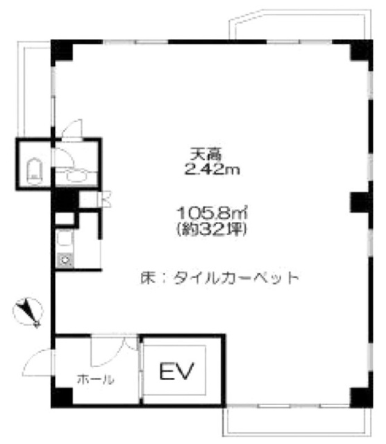 第2新開発ビル4F 間取り図