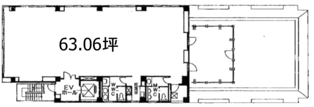 三秀舎ビル5F 間取り図