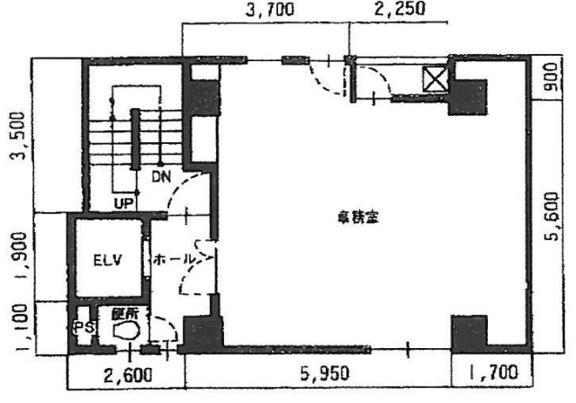 神田加藤ビル4F 間取り図