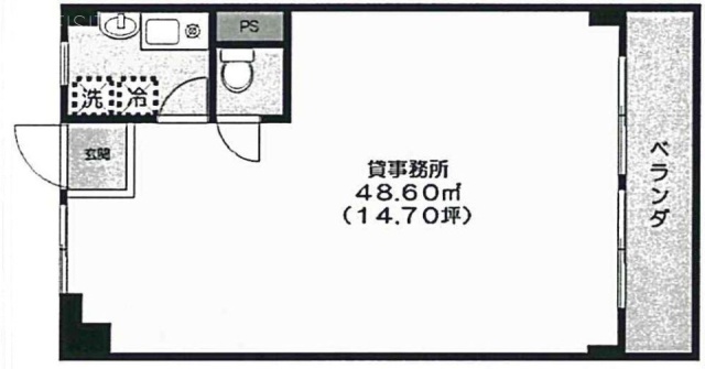 大越第一ビル902 間取り図