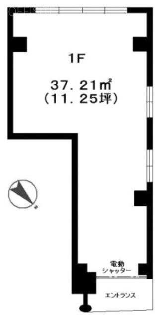 南麻布アコルトビル1F 間取り図
