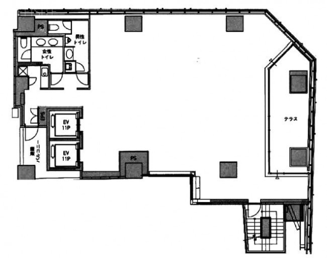 KOJIMACHI TERRACE4F 間取り図