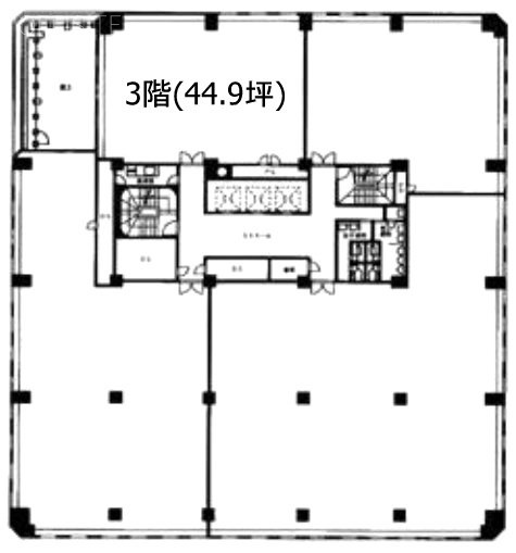 郵政福祉琴平ビル3F 間取り図