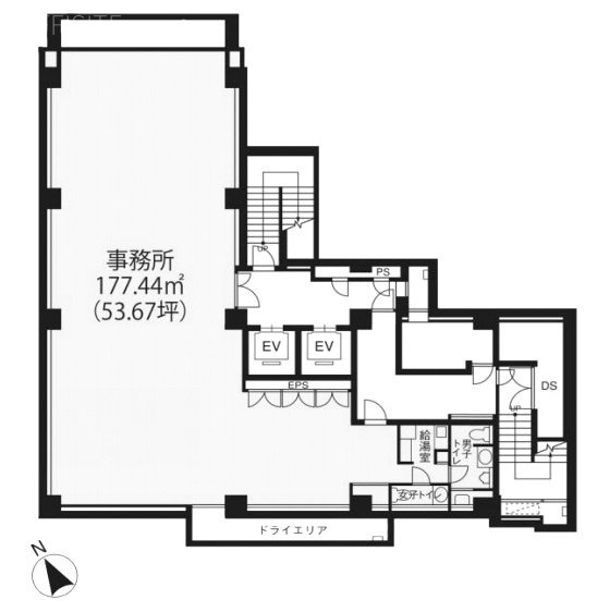 NTA日本橋ビルB1F 間取り図