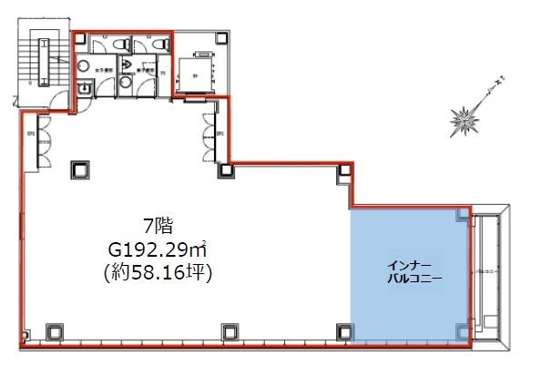 CIRCLES日本橋馬喰町7F 間取り図