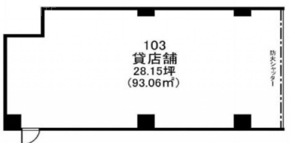 ロイヤル武蔵小山103 間取り図