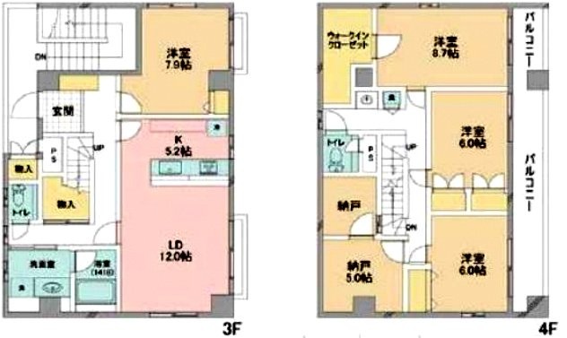 ブルーミング府中A 間取り図