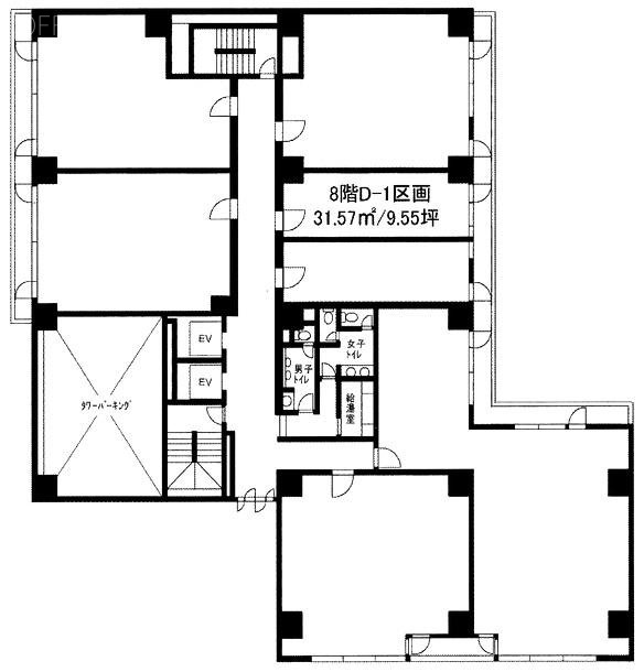 横浜エクセレントⅢD1 間取り図