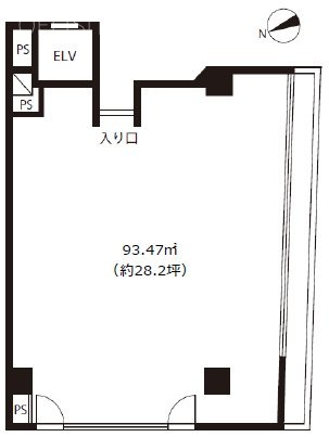 金子ハイツ2F 間取り図
