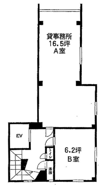 レインボービルA 間取り図