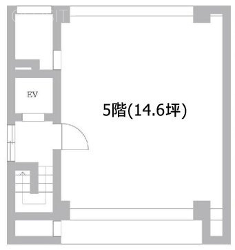 Queens NSビル5F 間取り図