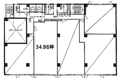 光正第2ビル5F 間取り図