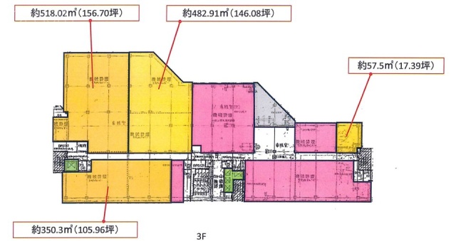 多摩センタートーセイビル3F 間取り図