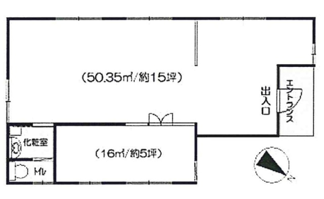 ブリラントビル1F 間取り図