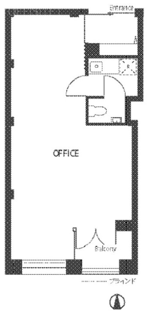 ワイエスガーデン304 間取り図