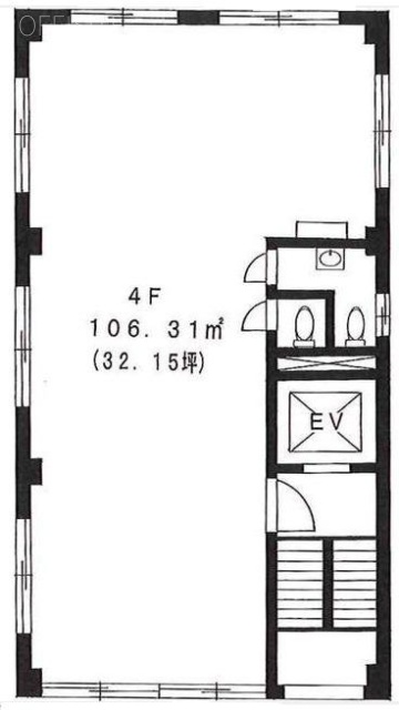 ウエストワンビル4F 間取り図