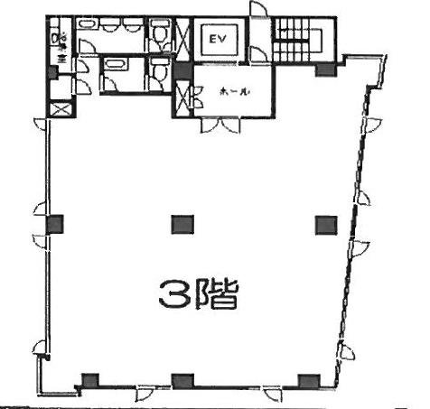 キクチビル3F 間取り図