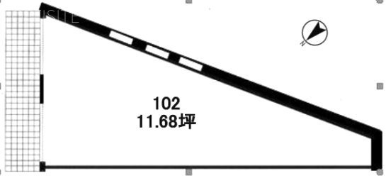 ロジュマン祐天寺ビル102 間取り図