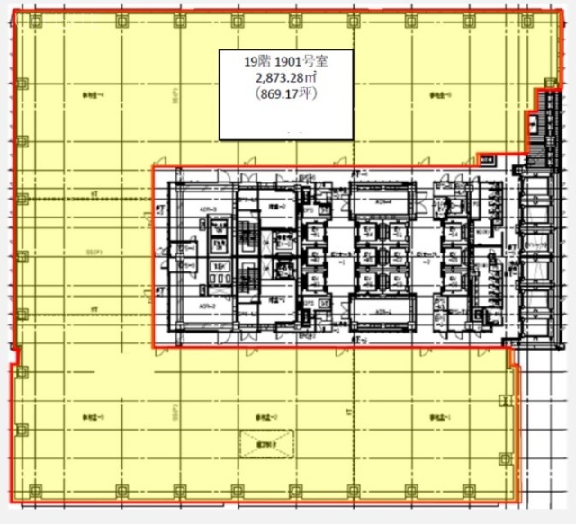 msb Tamachi 田町ステーションタワーN19F 間取り図