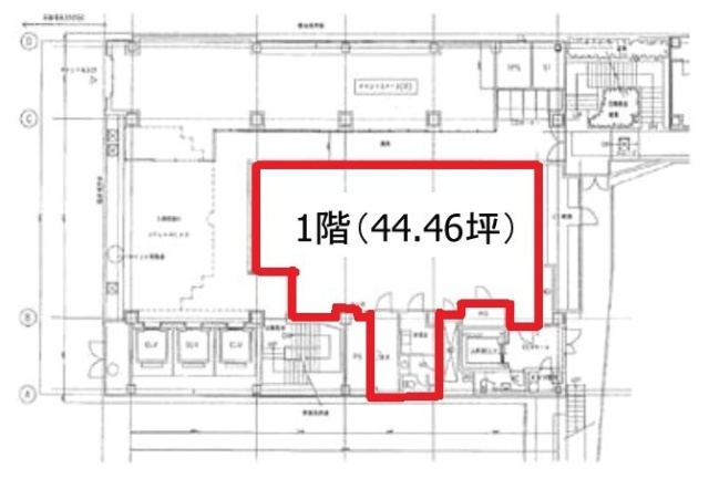 ナガフジビル1F 間取り図