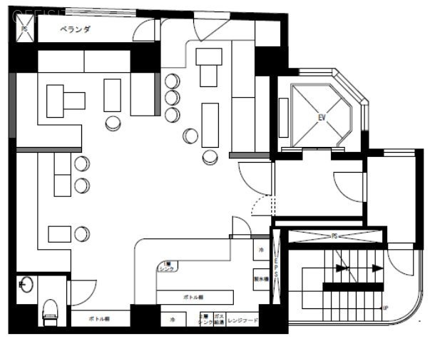 MSビルⅡ8F 間取り図