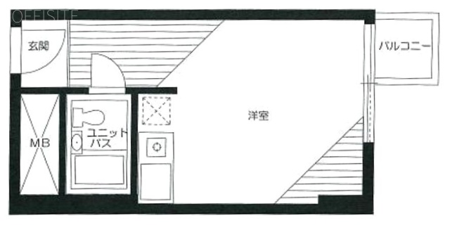 ソフトタウン赤坂ビル6F 間取り図