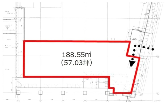 兜町第6平和ビル1F 間取り図