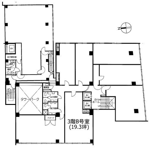 鈴和ビルB 間取り図