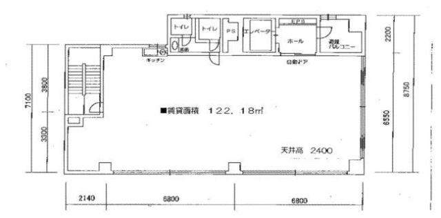 錦町司ビル2F 間取り図