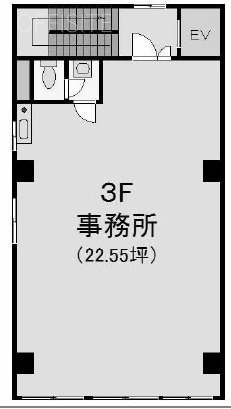 市村第2ビル3F 間取り図