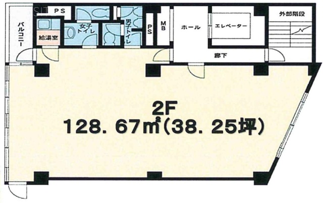 神宮前ハッピービル2F 間取り図