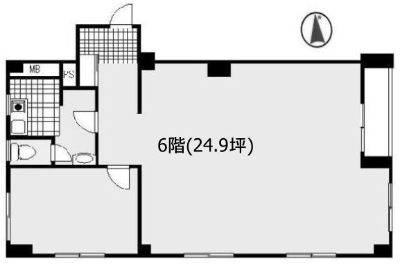 エルマノス赤坂A 間取り図