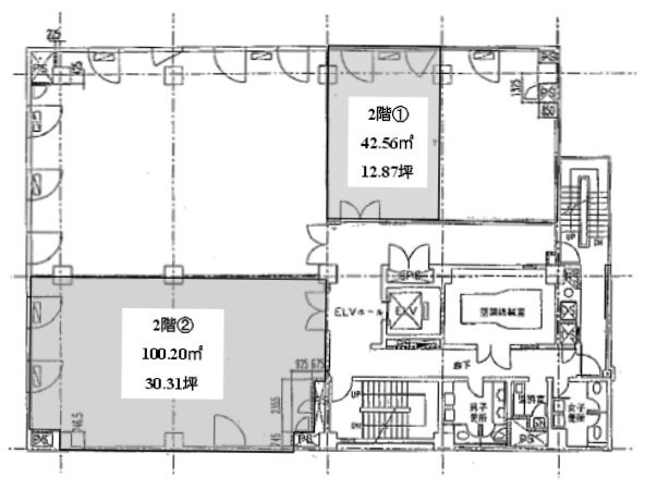 関内駅前マークビル2F 間取り図